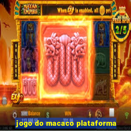 jogo do macaco plataforma